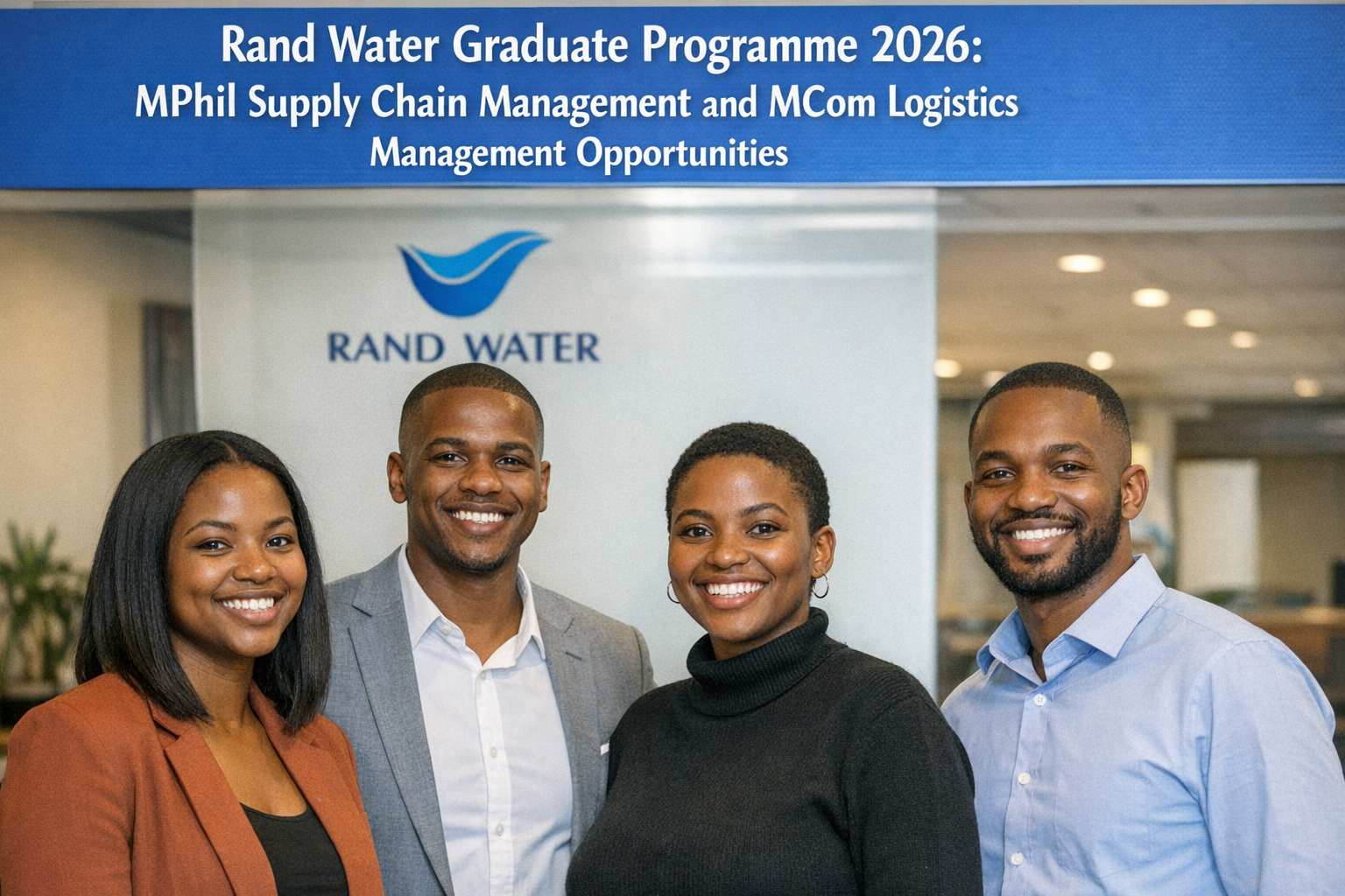 Rand Water Graduate Programme 2026: MPhil Supply Chain Management and MCom Logistics Management Opportunities