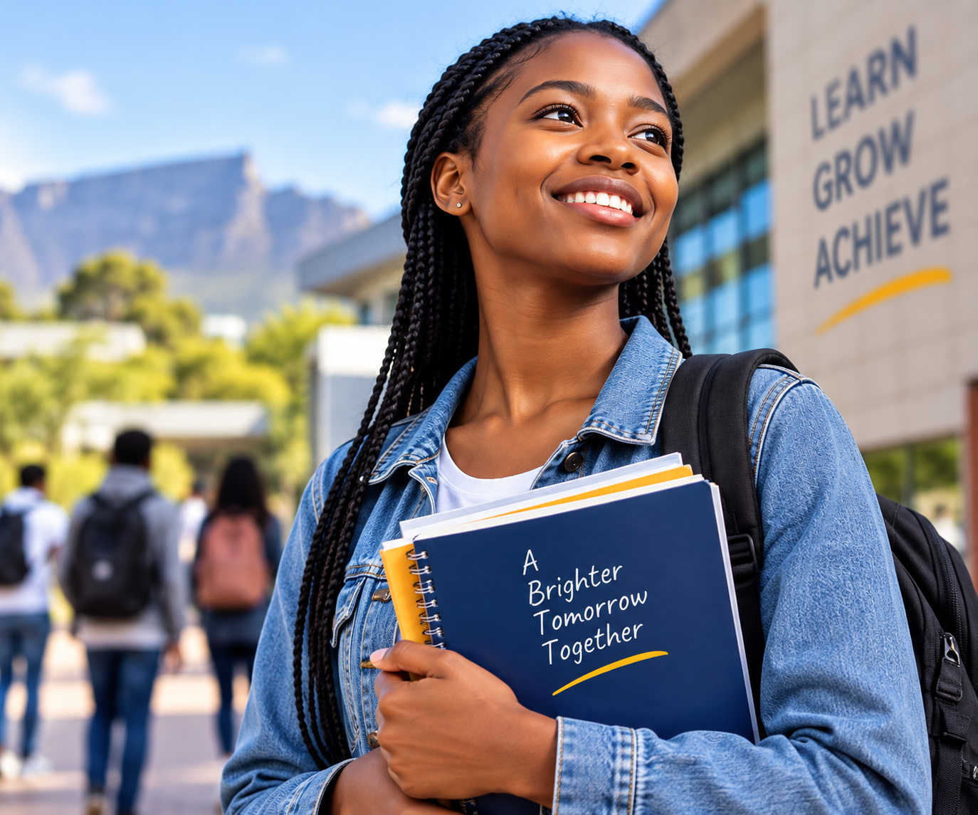 Young South African student